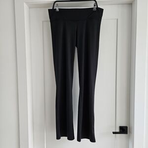 Fig Clothing Sleek Black Stretchy Travel Pants Straight Leg Size XL